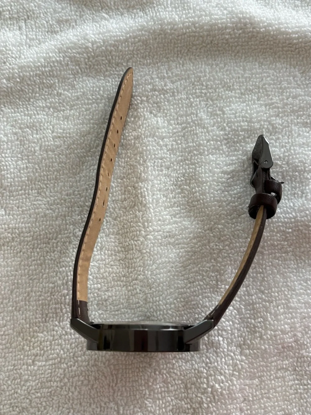 Perry Ellis Brown Leather Strap Watch with Black Dial - Picture 6 of 6